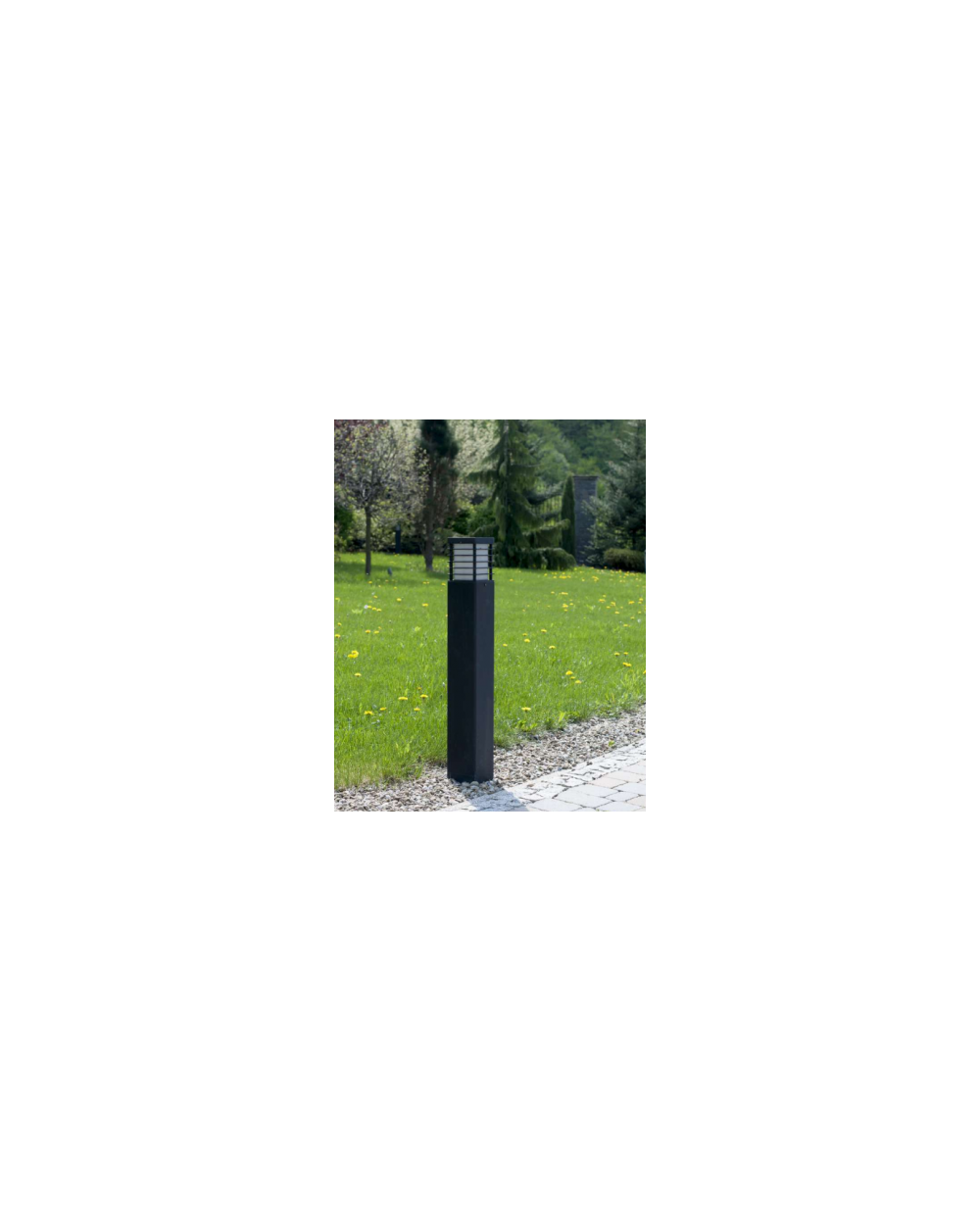 Lampa stojąca słupkowa Halmstad 85 - Norlys ledowa zewnętrzna oprawa ogrodowa do oświetlania chodników podjazdów trzy kolory