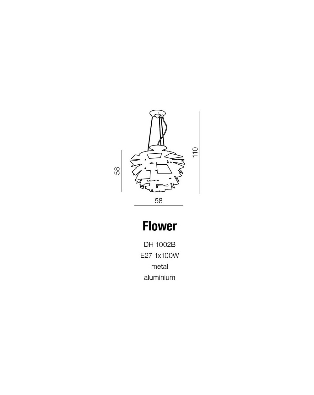 Lampa Flower AZzardo