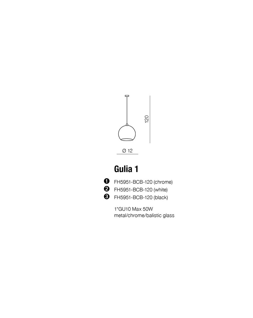 Lampa Gulia 1