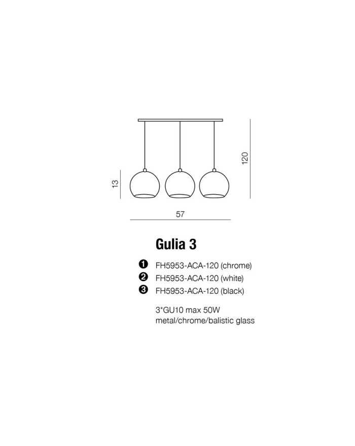 Lampa Gulia 3