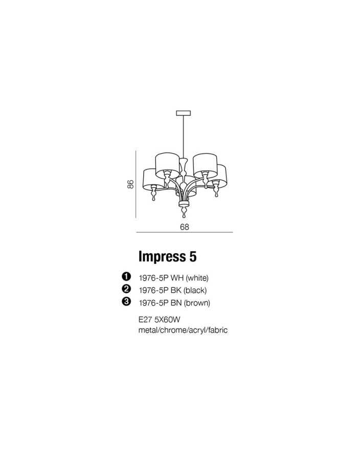 Lampa Impress 5 AZzardo