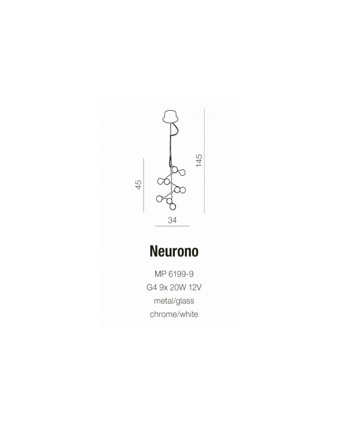 Lampa wisząca Neurono