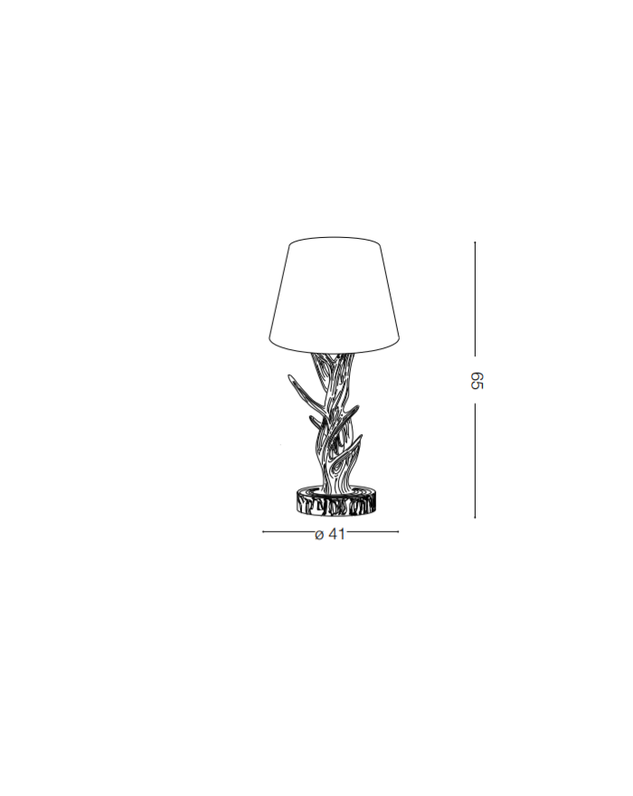Lampa stołowa CHALET TL1 IDEAL LUX