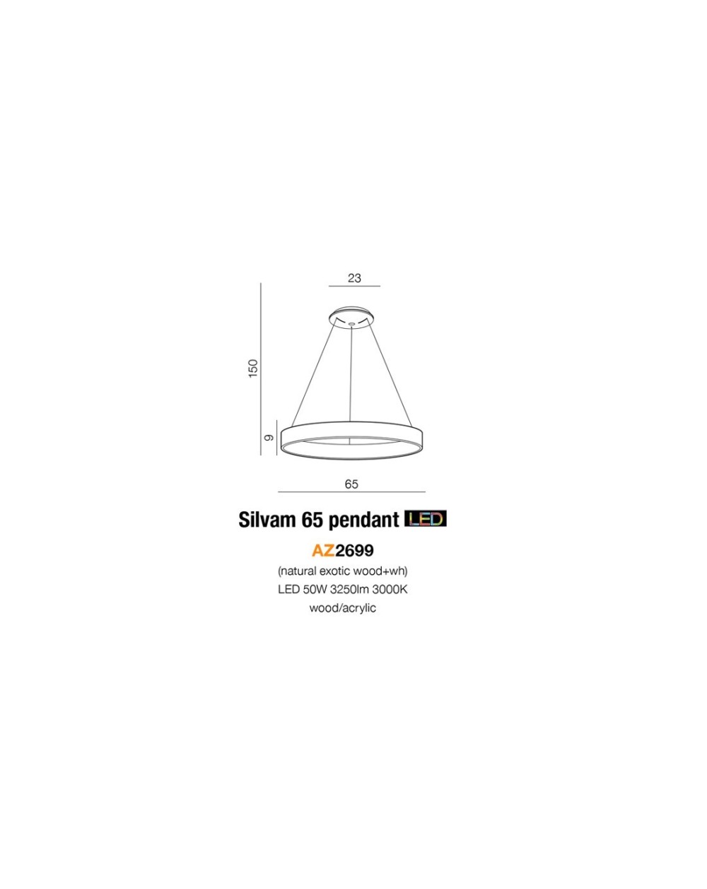 SILVAM 65 PENDANT