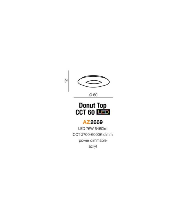 DONUT TOP 60 CCT REMOTE