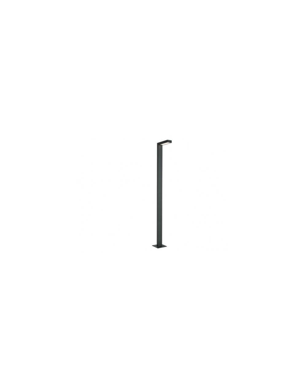 Latarnia Asker POLE 2 x LED 18W 1-segment. - Norlys zewnętrzna oprawa słupowa grafitowa czarna lub aluminium