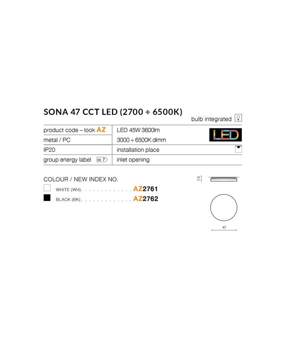 SONA 47 CCT