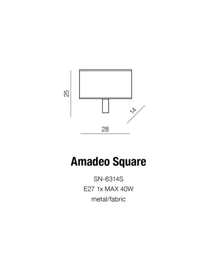 AMADEO SQUARE WHITE
