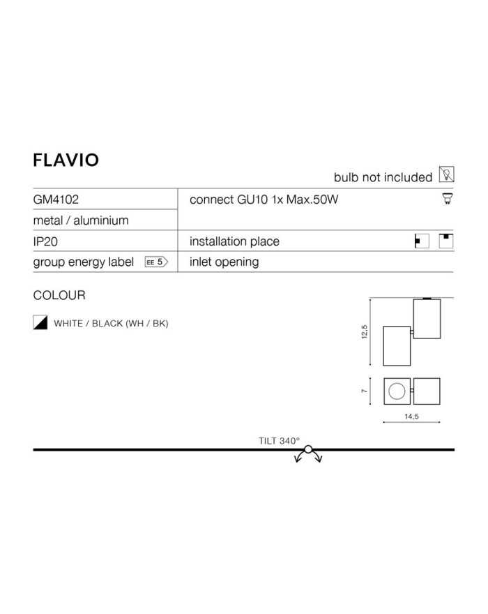 Lampa techniczna Flavio 1