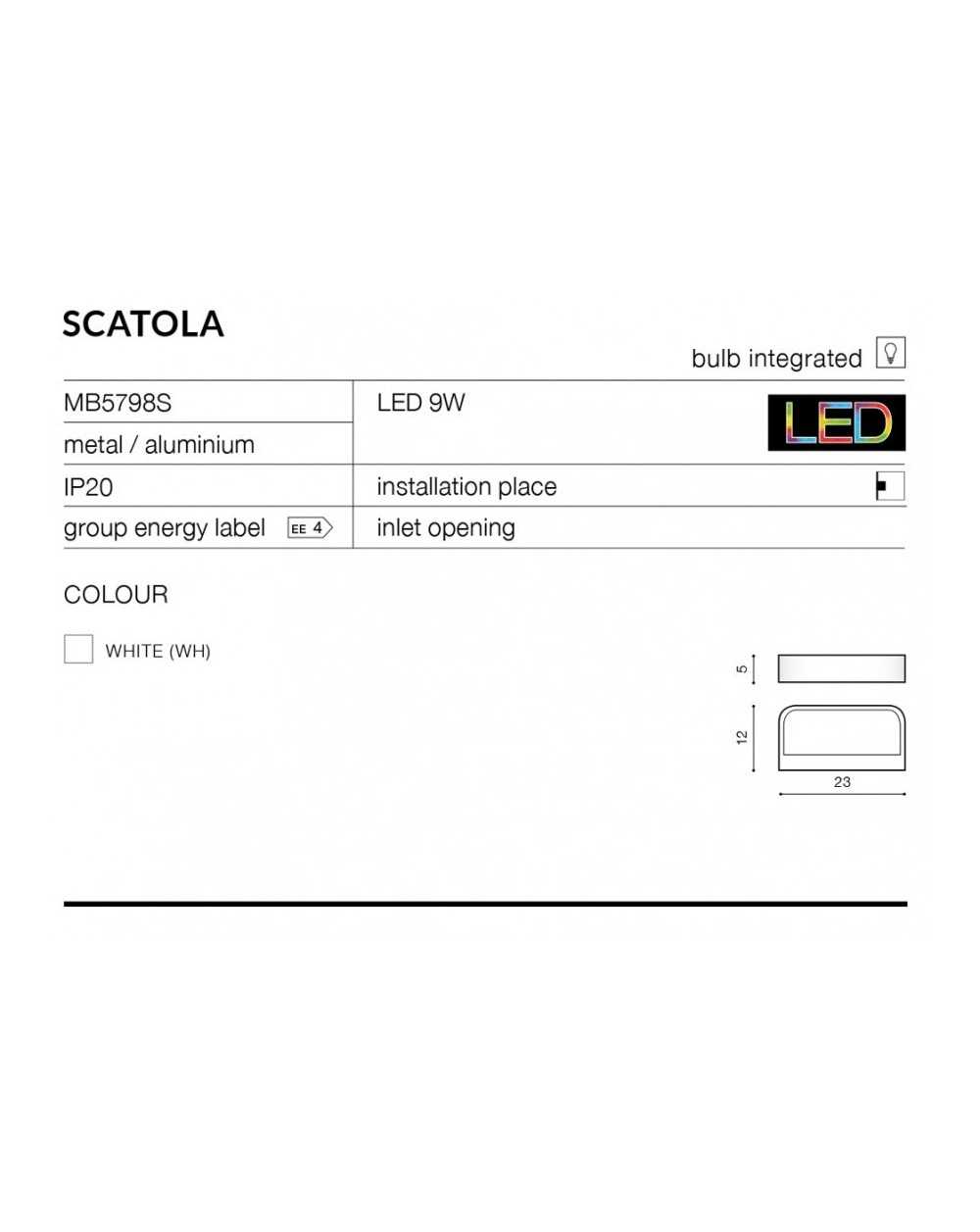 Scatola White Led