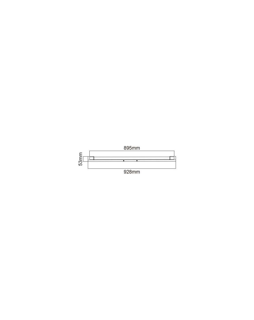 Lampa ścienna / kinkiet Primo 900 IP44 - Orlicki Design minimalistyczna oprawa listwa do łazienki
