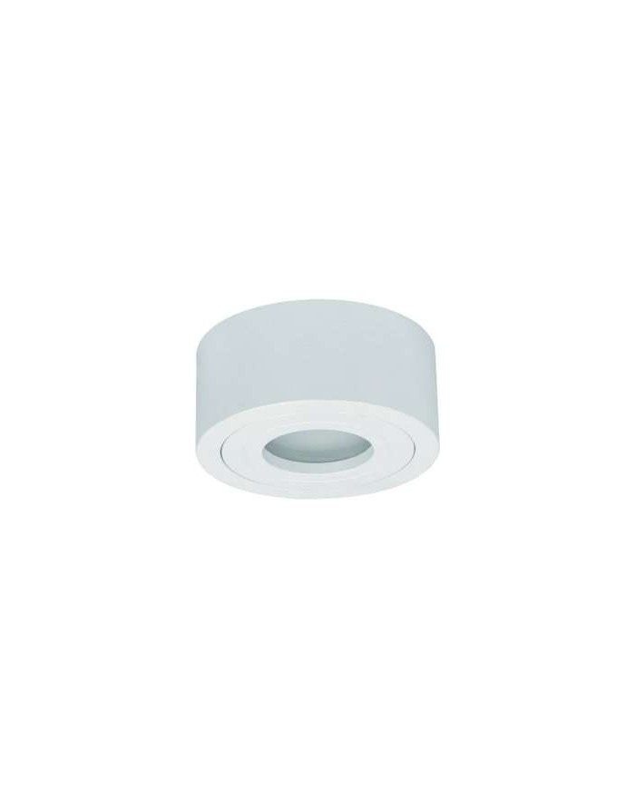 Lampa sufitowa / natynkowa Rullo Bianco mini IP44 - Orlicki Design biała, okrągła, ledowa do łazienki i kuchni