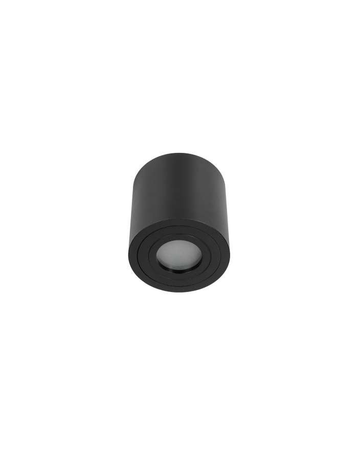 Lampa sufitowa / natynkowa Rullo Nero IP44 - Orlicki Design czarna, okrągła do łazienki i kuchni
