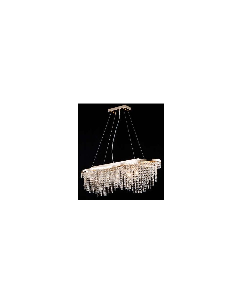 Lampa wisząca TOILS Maytoni klasyczny kryształowy żyrandol z kolekcji Diamant Crystal