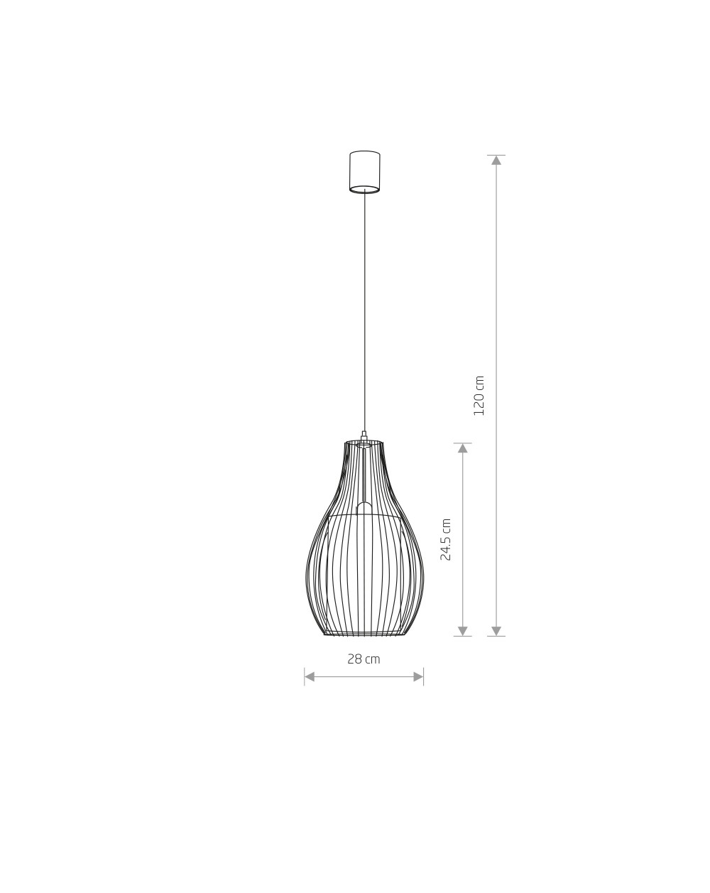 Lampa wisząca, żyrandol CAMILLA - Nowodvorski Oświetlenie wewnętrzne