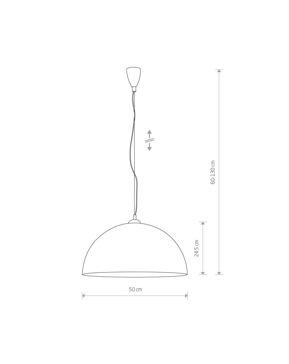 Lampa wisząca, żyrandol HEMISPHERE L - Nowodvorski Oświetlenie wewnętrzne