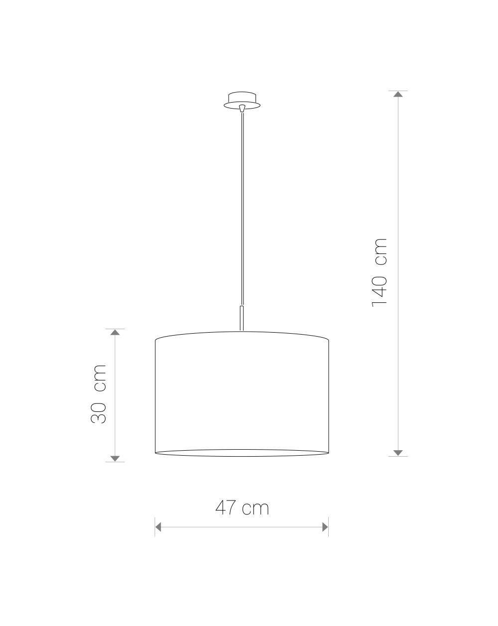 Lampa wisząca, żyrandol ALICE L - Nowodvorski Oświetlenie wewnętrzne