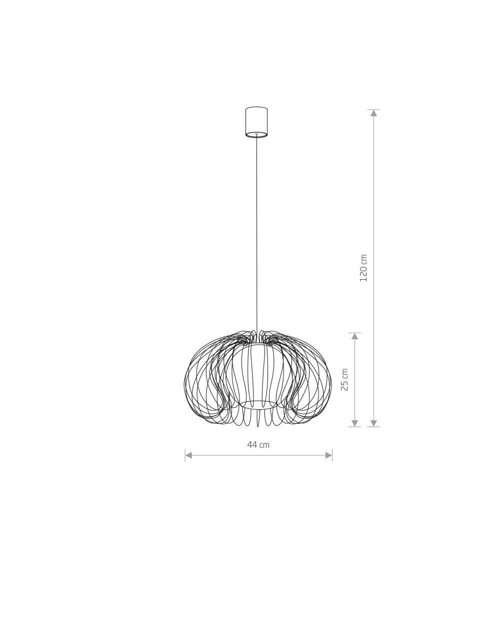 Lampa wisząca, żyrandol MERSEY - Nowodvorski Oświetlenie wewnętrzne