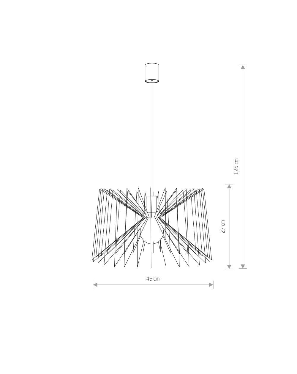 Lampa wisząca, żyrandol NESS - Nowodvorski Oświetlenie wewnętrzne