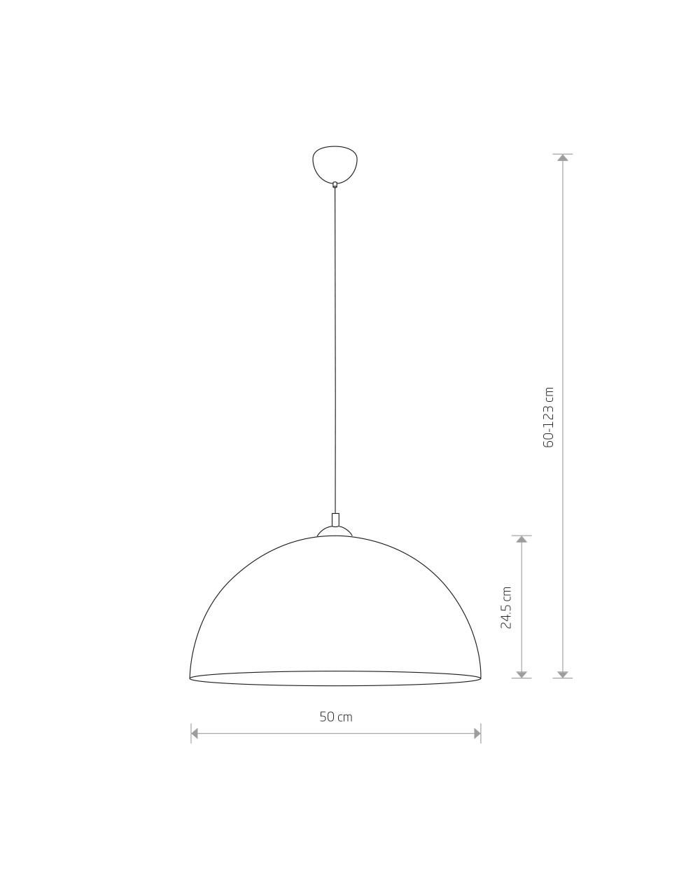 Lampa wisząca, żyrandol HEMISPHERE HIT L - Nowodvorski Oświetlenie wewnętrzne