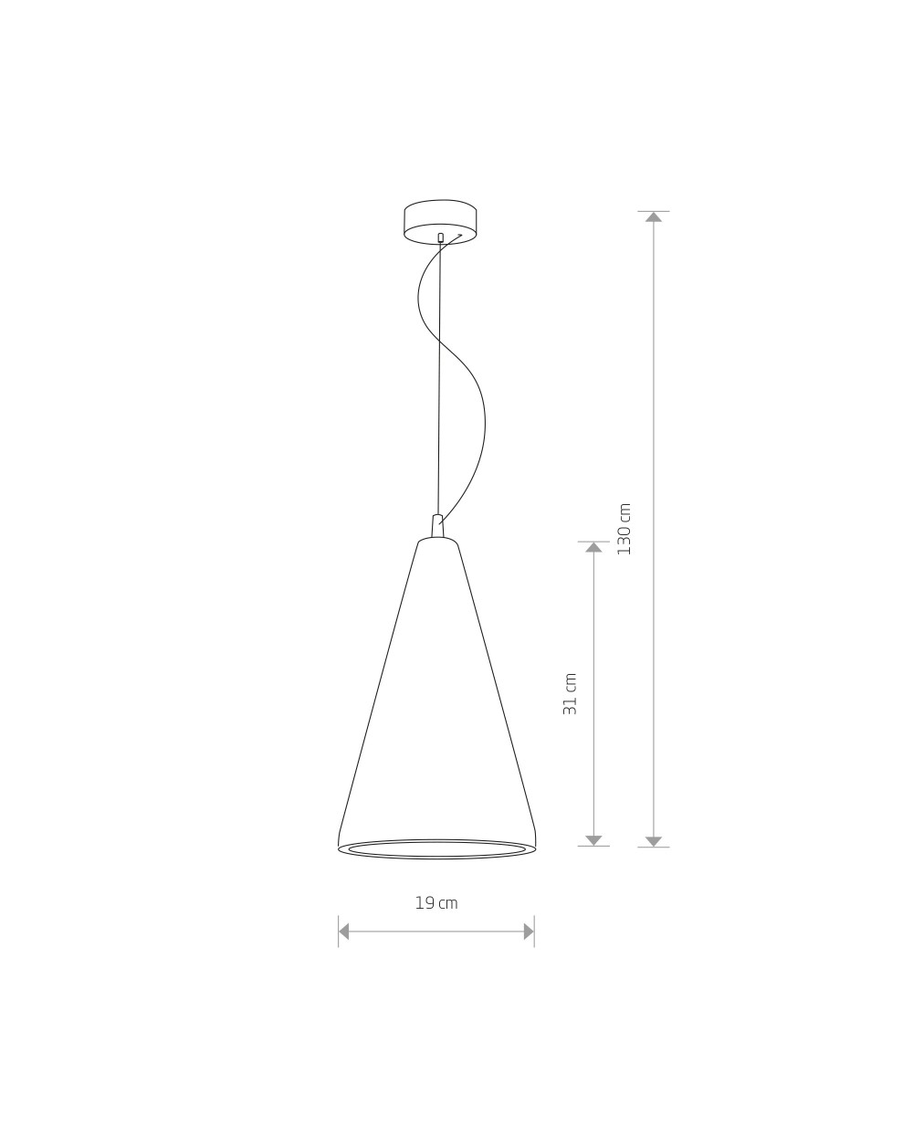 Lampa wisząca, żyrandol VOLCANO L - Nowodvorski Oświetlenie wewnętrzne