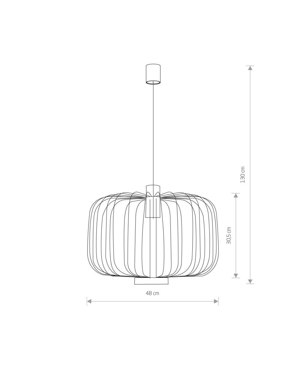 Lampa wisząca, żyrandol ALLAN - Nowodvorski Oświetlenie wewnętrzne