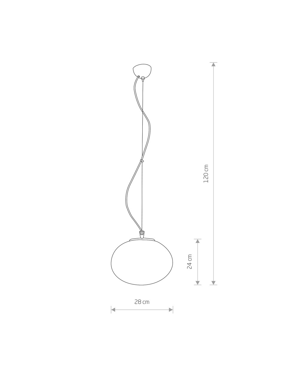 Lampa wisząca, żyrandol NUAGE M - Nowodvorski Oświetlenie wewnętrzne