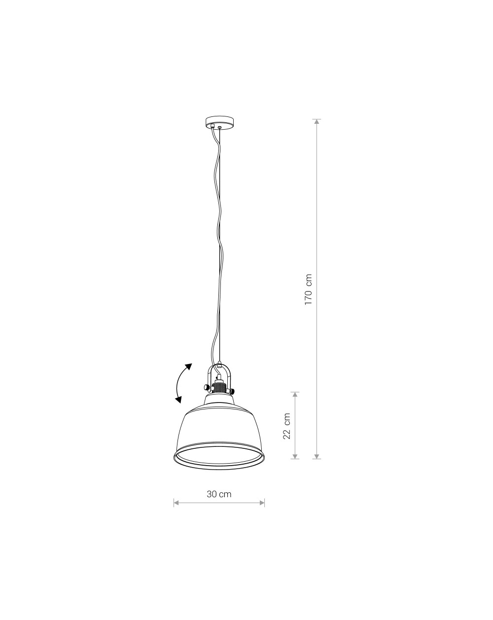 Lampa wisząca, żyrandol AMALFI L - Nowodvorski Oświetlenie wewnętrzne