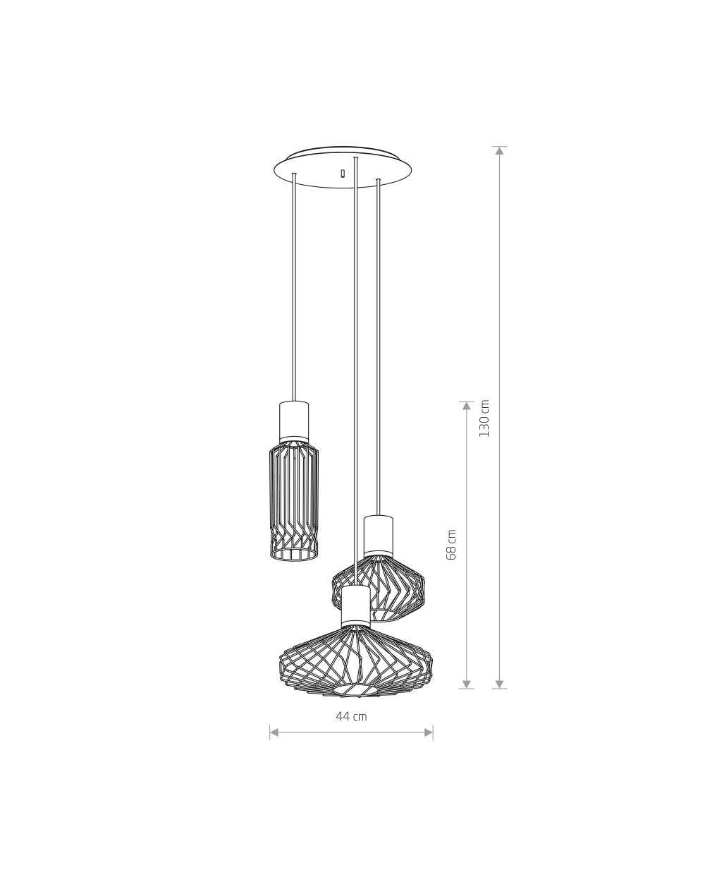 Lampa wisząca, żyrandol PICO - Nowodvorski Oświetlenie wewnętrzne