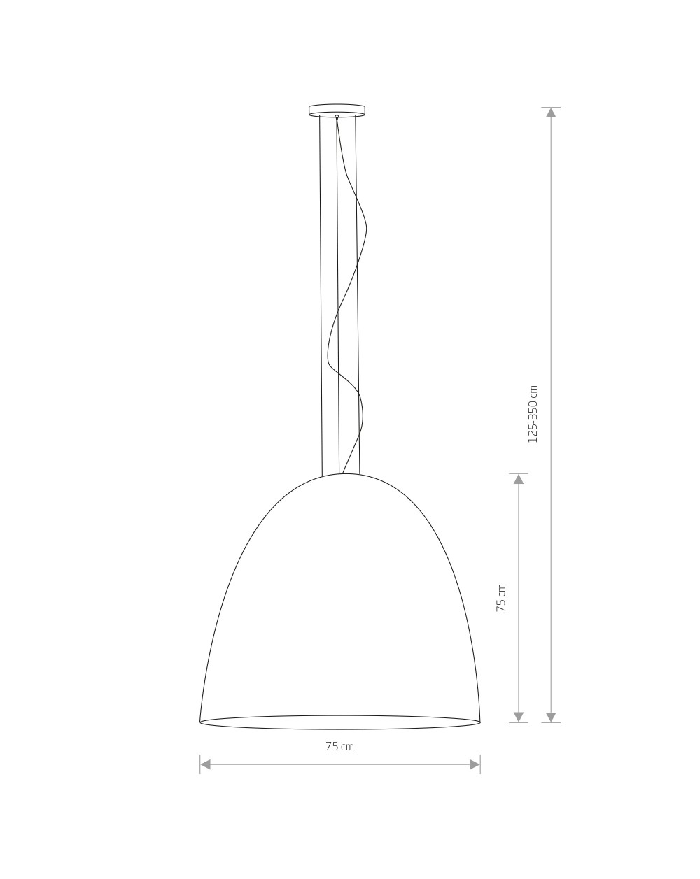 Lampa wisząca, żyrandol EGG XL - Nowodvorski Oświetlenie wewnętrzne