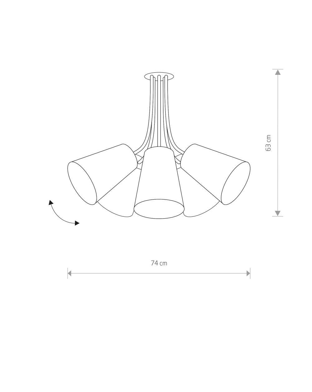 Lampa sufitowa, plafon FLEX SHADE - Nowodvorski Oświetlenie wewnętrzne