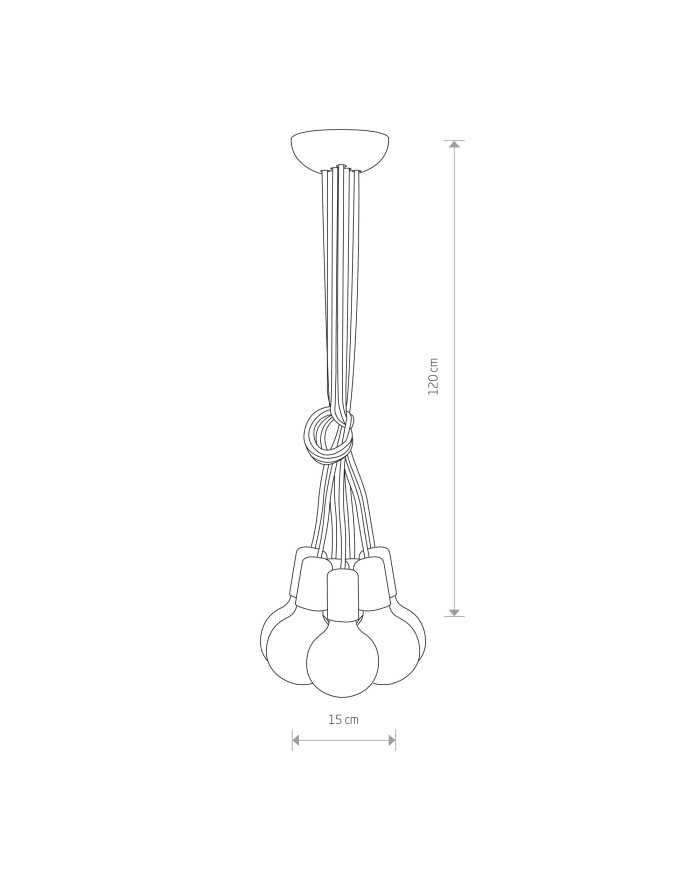 Lampa wisząca, żyrandol CABLE - Nowodvorski Oświetlenie wewnętrzne