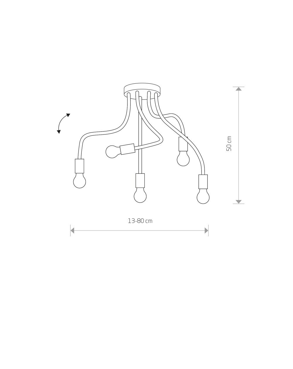 Lampa sufitowa, plafon FLEX - Nowodvorski Oświetlenie wewnętrzne