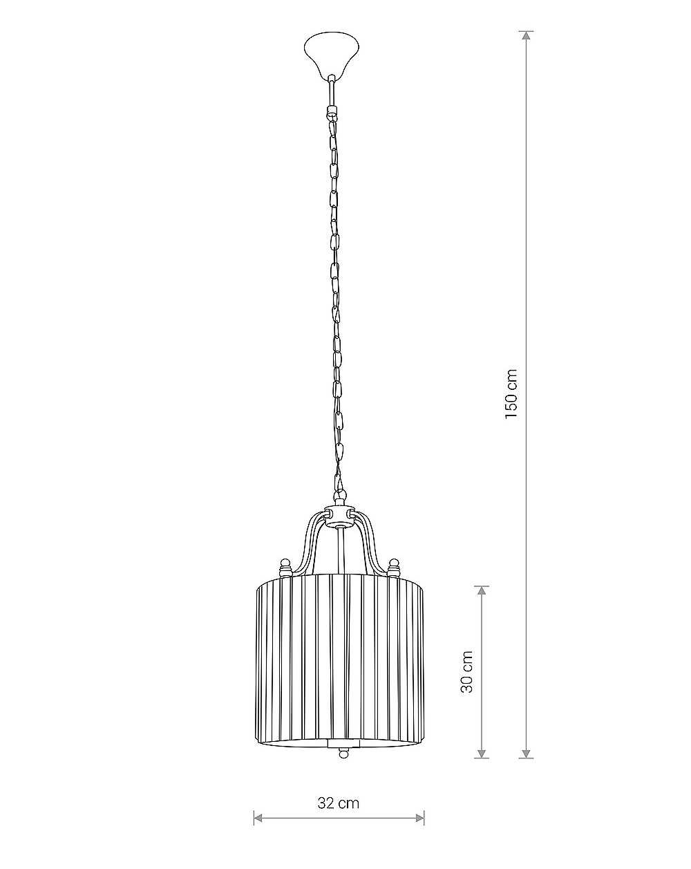 Lampa wisząca, żyrandol BOSTON - Nowodvorski Oświetlenie wewnętrzne