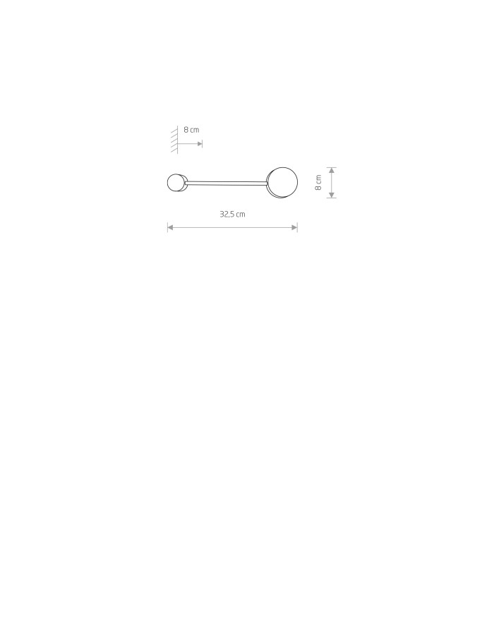 Kinkiet, lampa ścienna ORBIT - Nowodvorski Oświetlenie wewnętrzne
