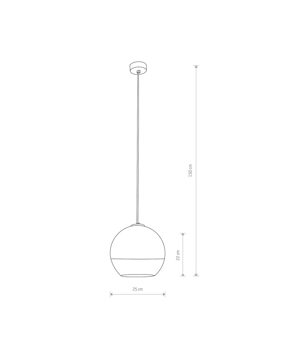 Lampa wisząca, żyrandol GLOBE PLUS M - Nowodvorski Oświetlenie wewnętrzne