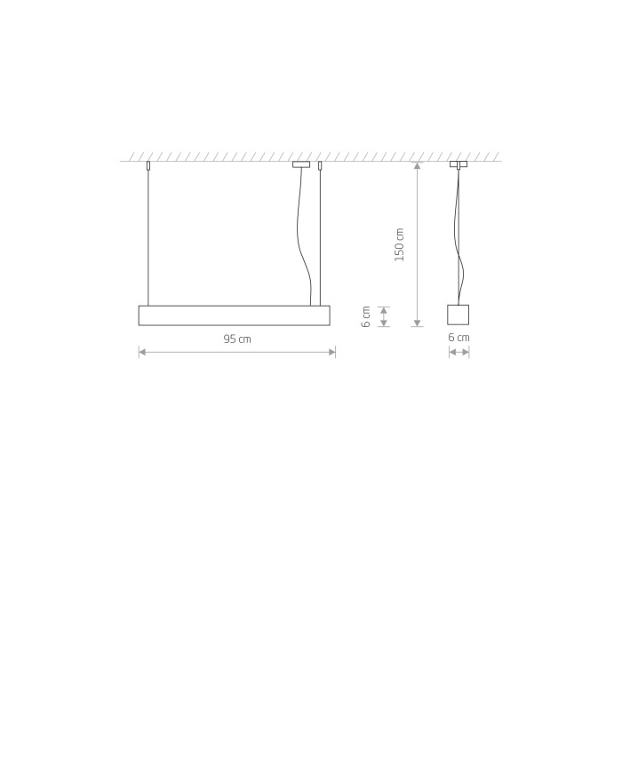 Lampa wisząca, żyrandol SOFT LED 90X6 - Nowodvorski Oświetlenie wewnętrzne