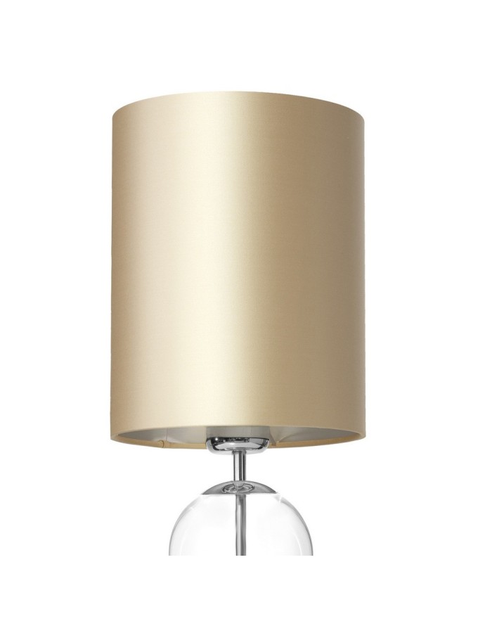 ZOE - Lampa stołowa srebrna szampańska