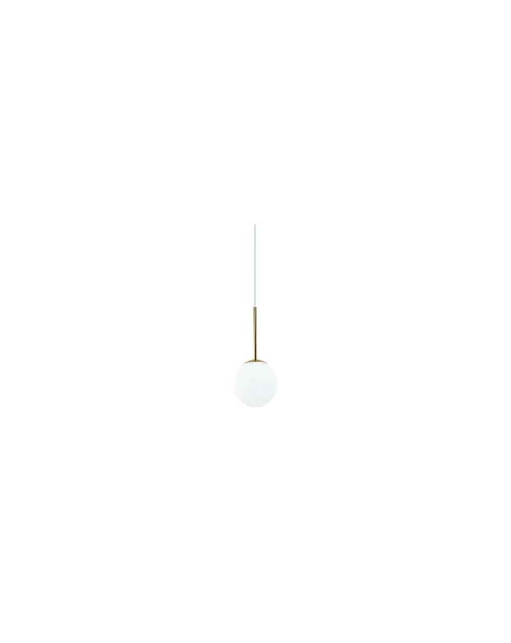 Lampa wisząca Bao I Gold IP44 metalowa nowoczesna - Orlicki Design do łazienki i pokoju