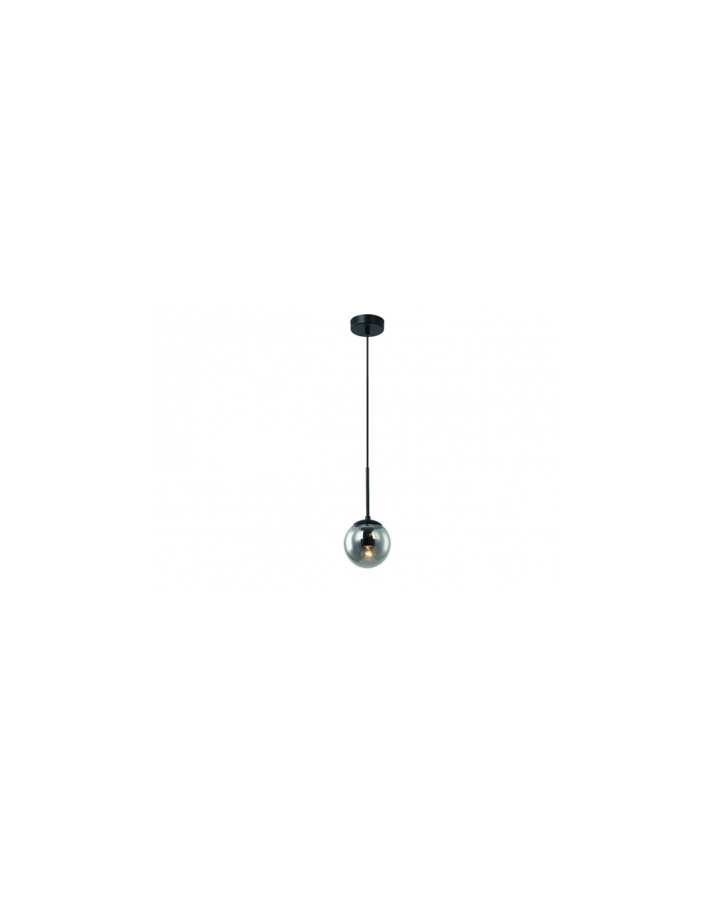 Lampa wisząca Bao I Nero Fume metalowa nowoczesna - Orlicki Design do salonu