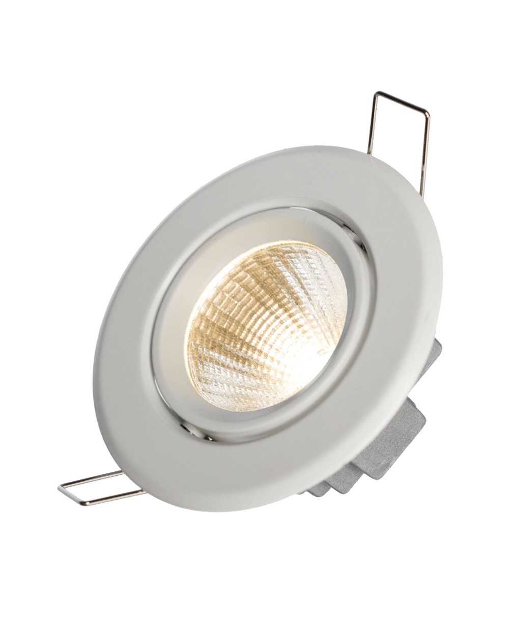 Oprawa sufitowa FIALE II 6W COB 38st 230V NW OCZKO LED pierścień białe - Spectrum LED Oświetlenie wewnętrzne