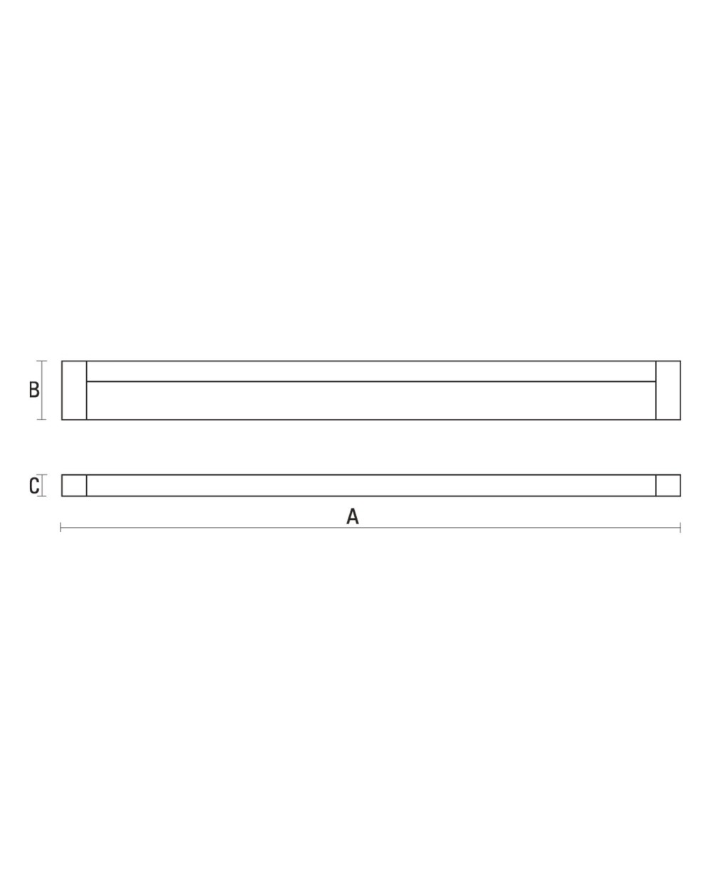 CABINET MODUŁ LINIOWY LED SMD 3,3W 12V 300mm NW point touch SLI040030NW