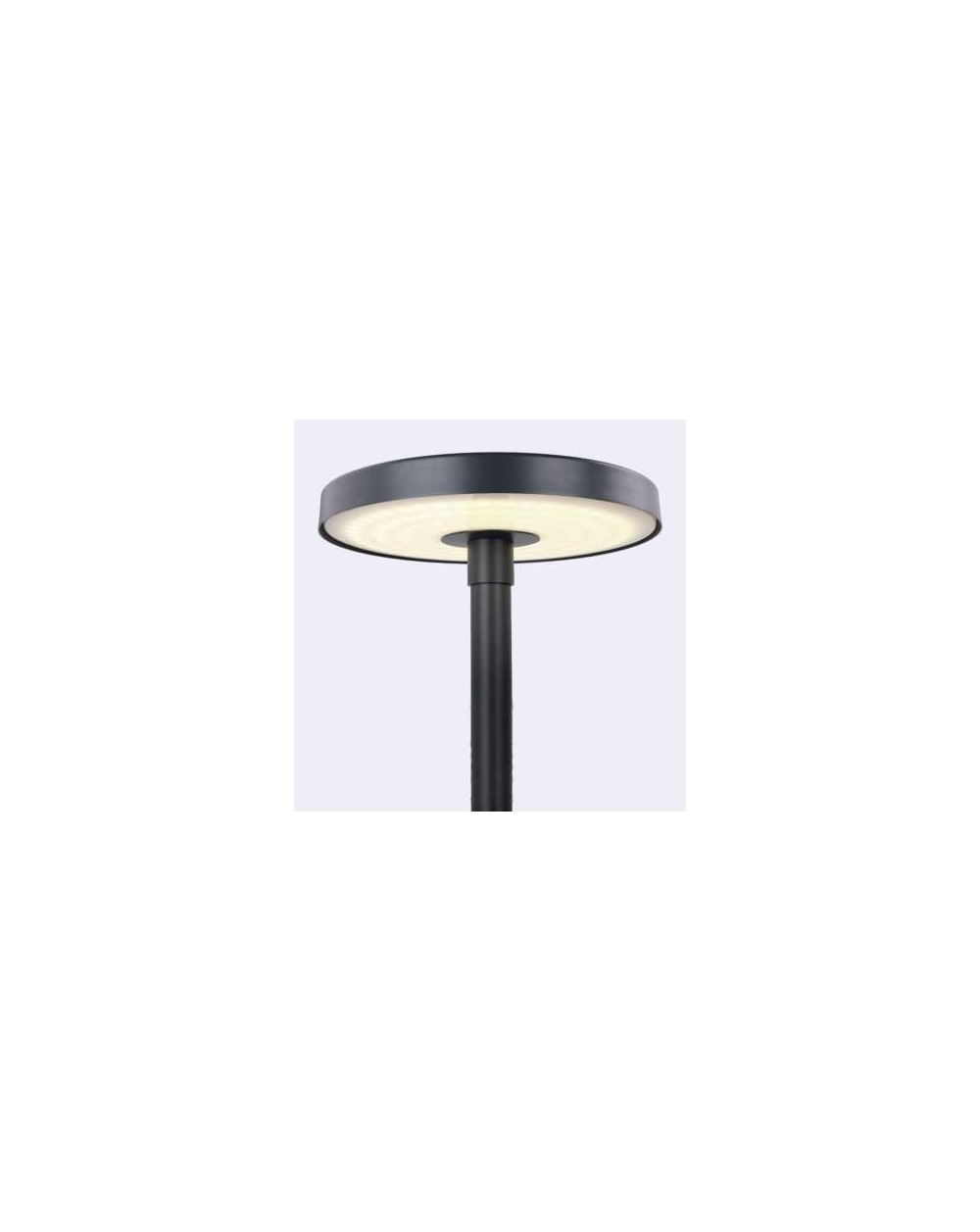 Oprawa nasadzana Borg LED Moduł do zamontowania na słupie - Norlys zewnętrzna lampa ogrodowa uliczna parkowa grafit aluminium