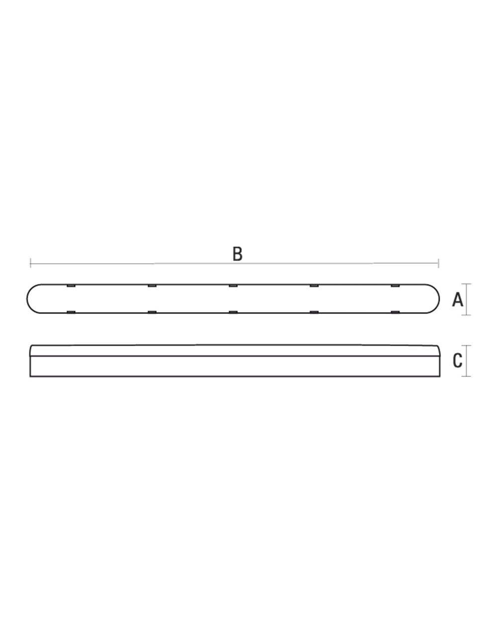 LIMEA LED SMD 5630 24W 60cm NW transparentna SLI028100NW_TR