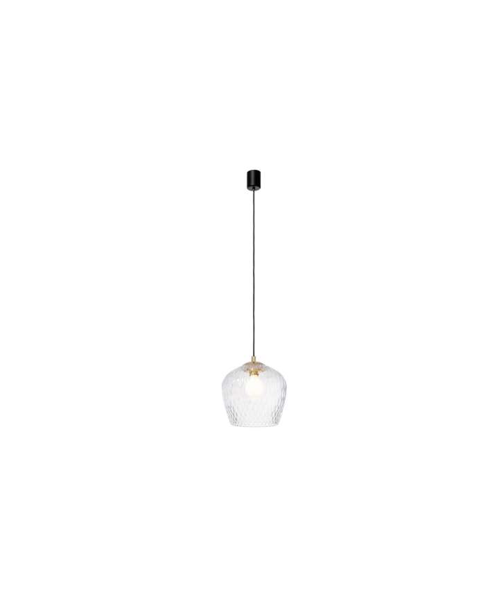 VENUS 1 lampa wisząca  nowoczesna szklana - Kaspa transparentny klosz i złoto