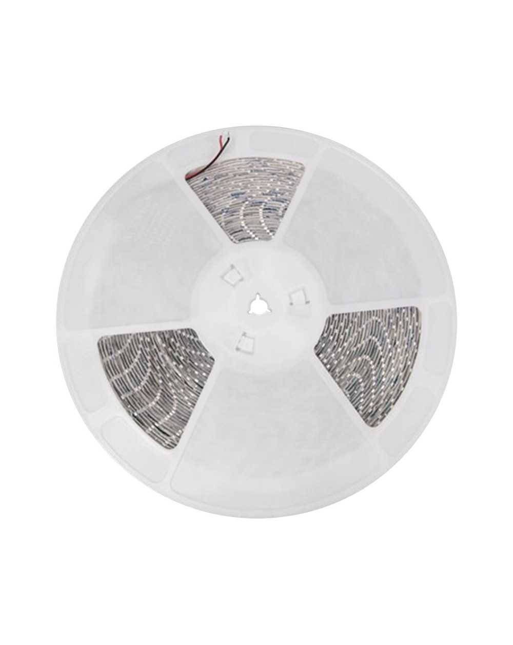 PASEK LED 24W/5m 3528 60LED/1m CW 2 LATA ECO 1M (ROLKA 20M) W SILIKONIE WOJ+14424