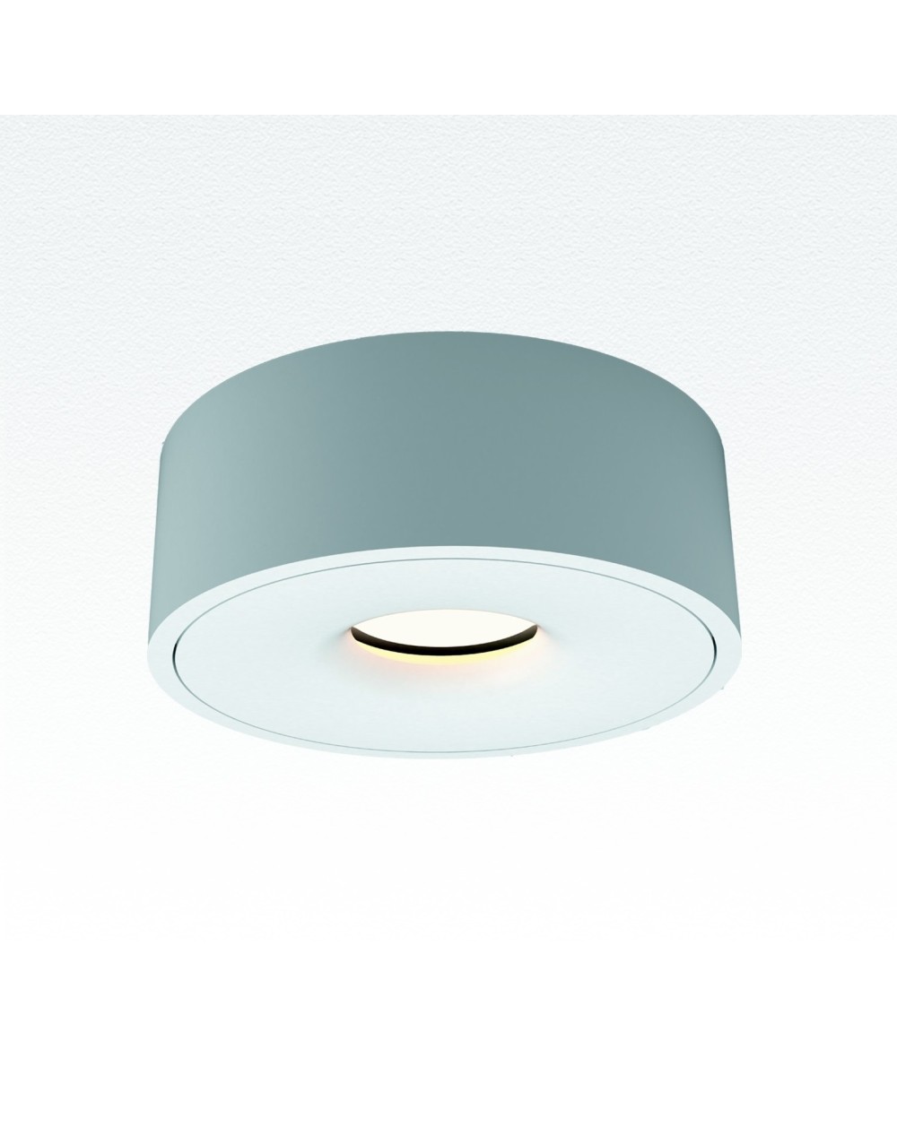 Natynkowa lampa sufitowa ROLL LED NT - Mistic oprawa biała do łazienki IP54