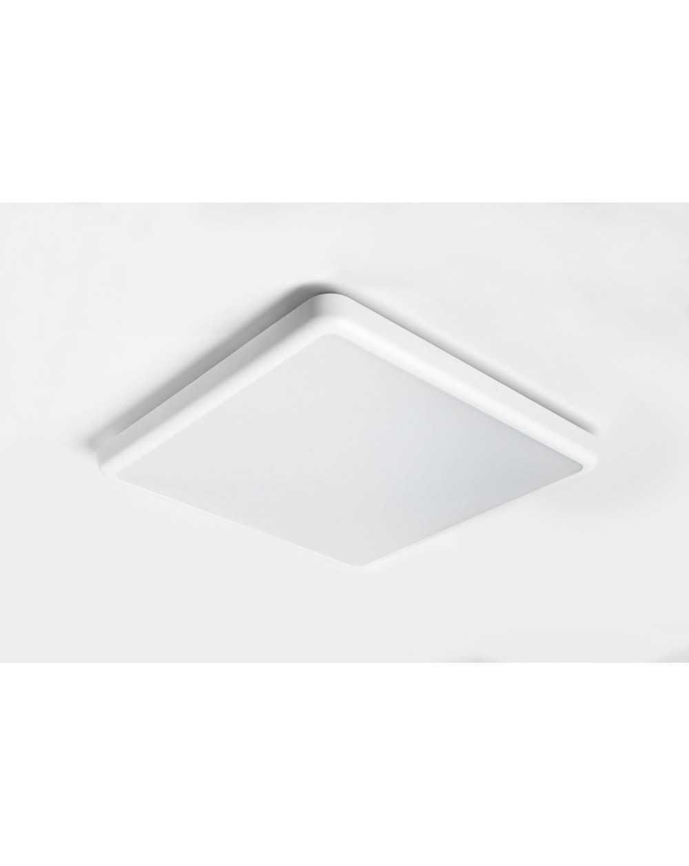 Plafon QUADRO 25W natynkowa oprawa profesjonalna IP54 - Mistic plafon led w kolorze białym