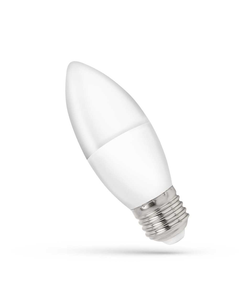 LED ŚWIECOWA E-27 230V 4W WW SPECTRUM WOJ+13036_4W