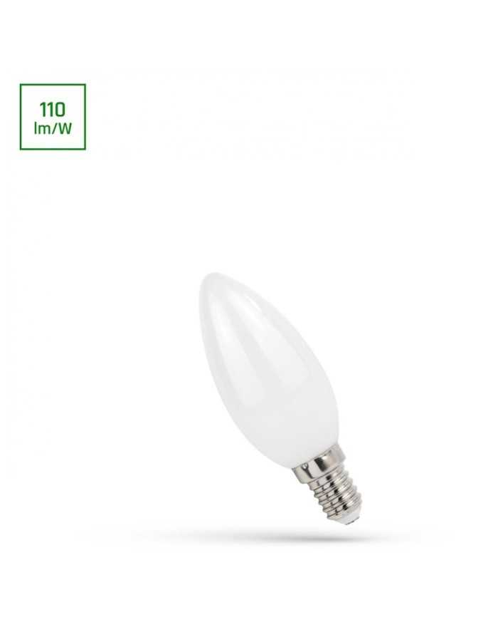 LED ŚWIECOWA E-14 230V 1W COG NW MILKY SPECTRUM WOJ+14578